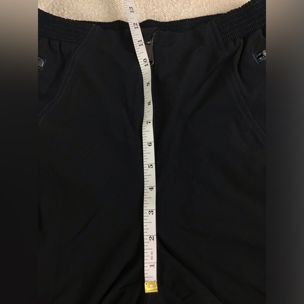 Free People Movement Black Nylon Outdoor Hiking Pants Turquoise Stitching Size M - Picture 10 of 14